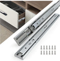 Soft Close Drawer Slides 22 in 2 Pairs - Heavy Duty Ball Bearing
