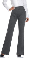 Women High Waist Bootcut Pants 28/30/32/34 in - Stretchy Office Slacks