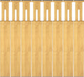 Bamboo Drawer Dividers 17-22in Adjustable Drawer Organizer - Natural