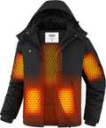 Graphene Heated Jacket for Men - 18400mAh Battery Included
