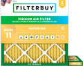 Filterbuy 22x22x1 Air Filter MERV 11 - Superior Pet & Allergy Defense
