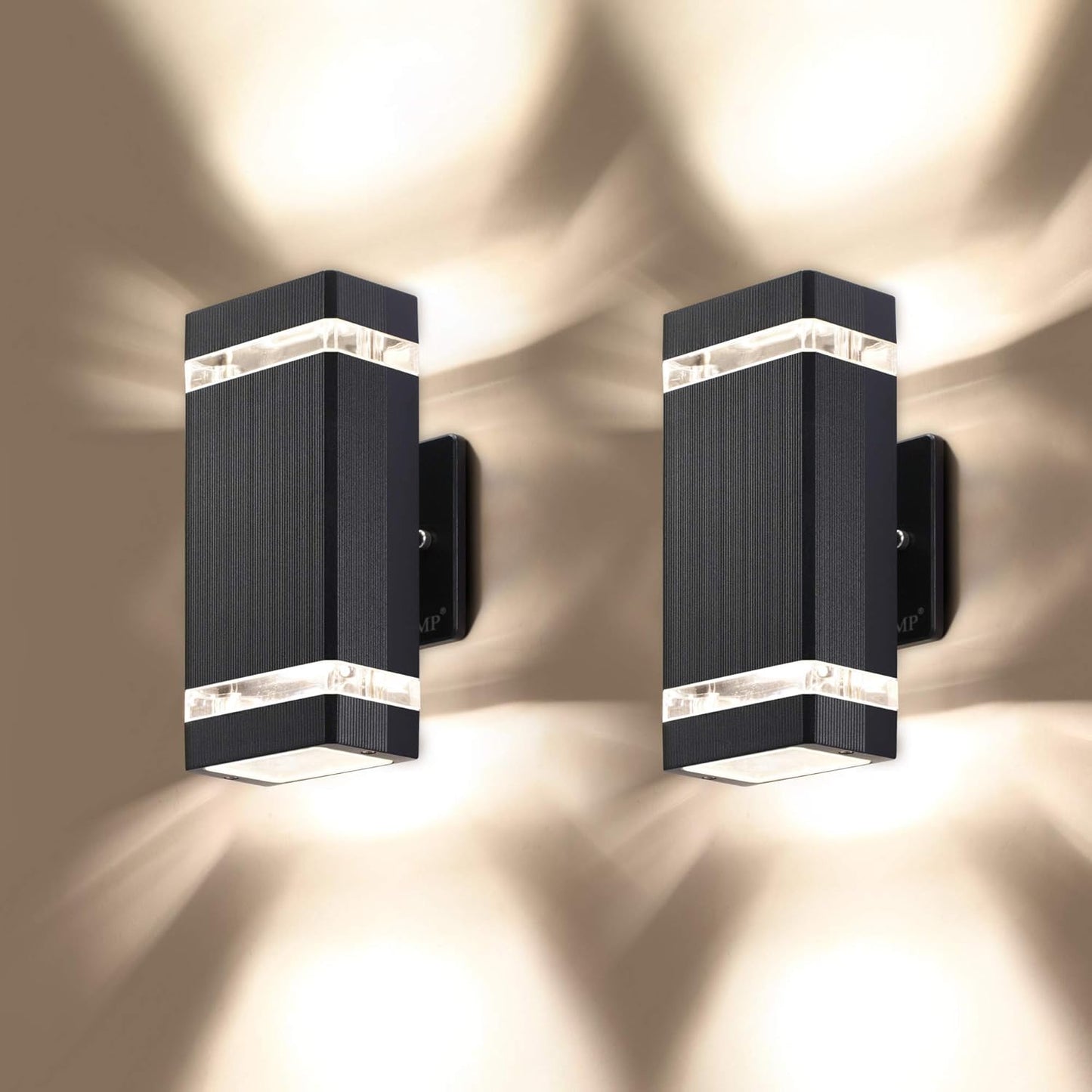 LMP 2 Pack LED Square Up and Down Outdoor Wall Lights Review