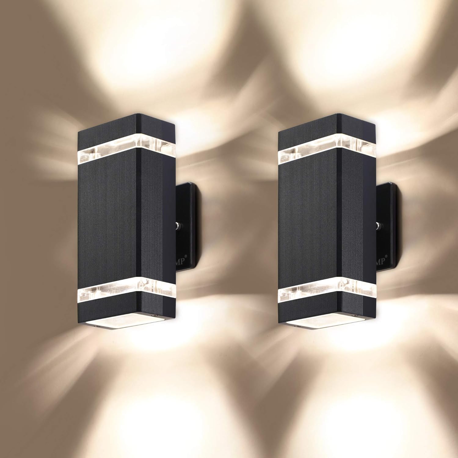 LMP 2 Pack LED Square Up and Down Outdoor Wall Lights Review