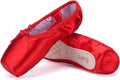 Girls Ballet Pointe Slippers Ballet Flats with Ribbons - Comfortable