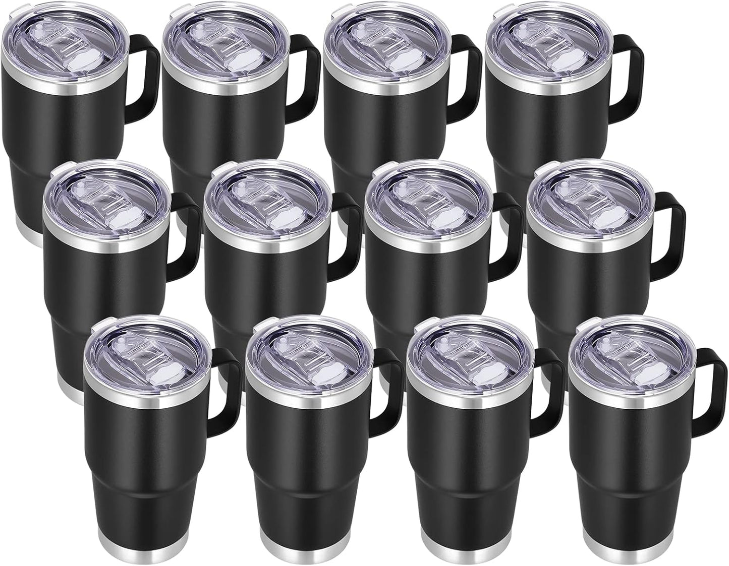 VEGOND 20 oz Tumbler Set with Handle and Straw for Travel