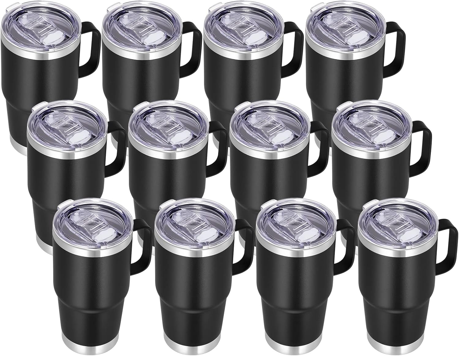 VEGOND 20 oz Tumbler Set with Handle and Straw for Travel