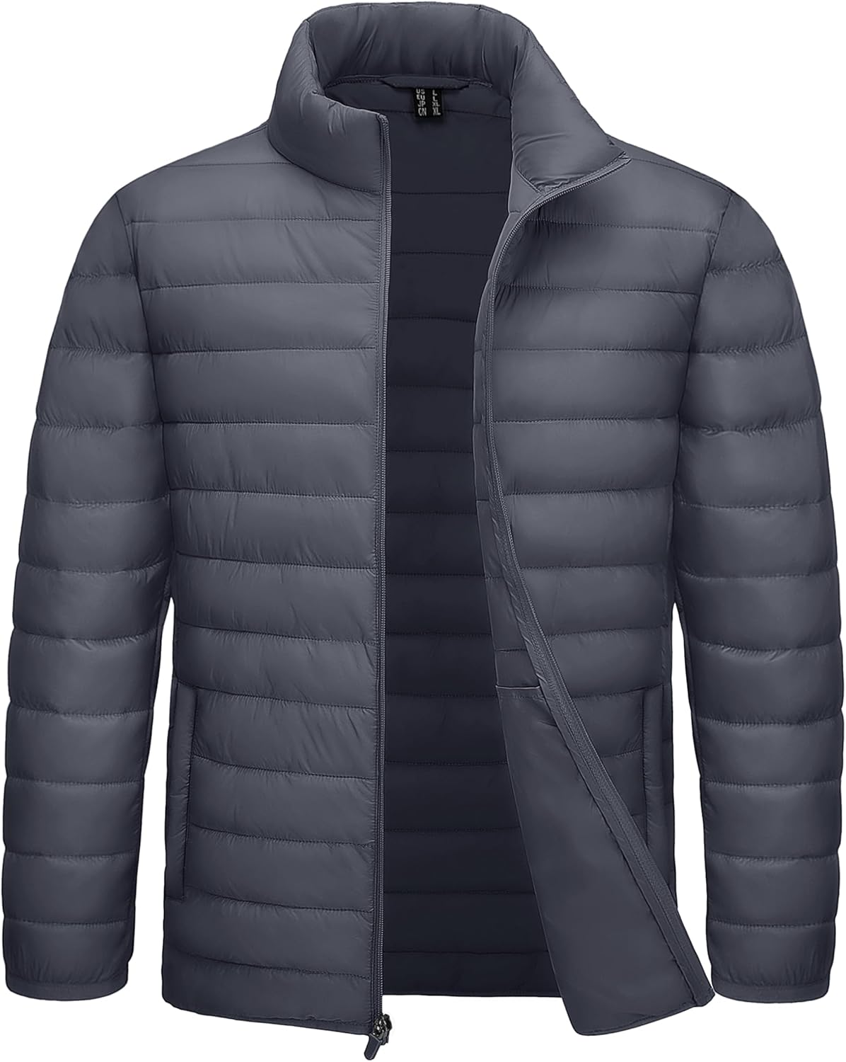 TACVASEN Men's Lightweight Puffer Jacket for Winter Comfort