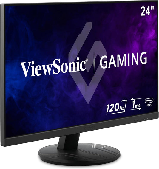 Immerse in 120Hz Gaming Bliss with ViewSonic 24 IPS Monitor