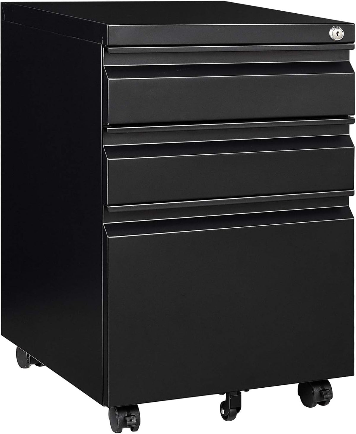Mobile File Cabinet with Lock for Home Office Storage Needs