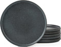 famiware Star Dinner Plates for 6, 10 in Plate Set - Durable Stoneware
