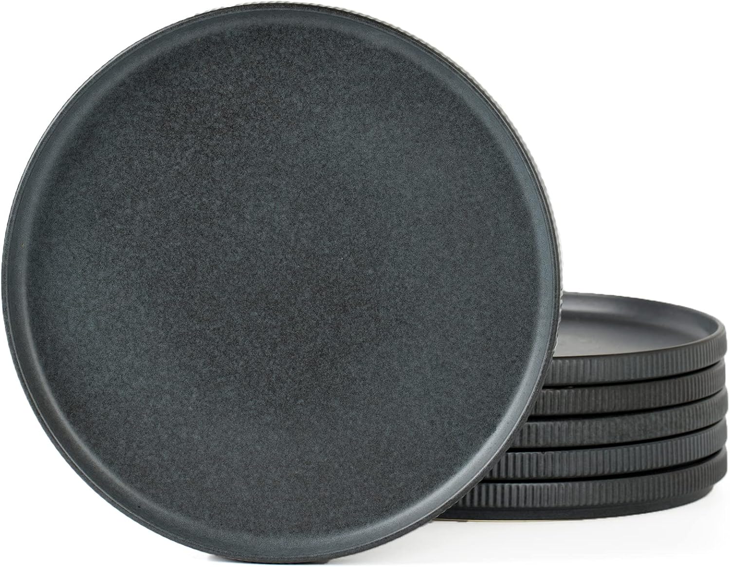 Famiware Star Dinner Plates Set for 6, 10 Inch Scratch Resistant