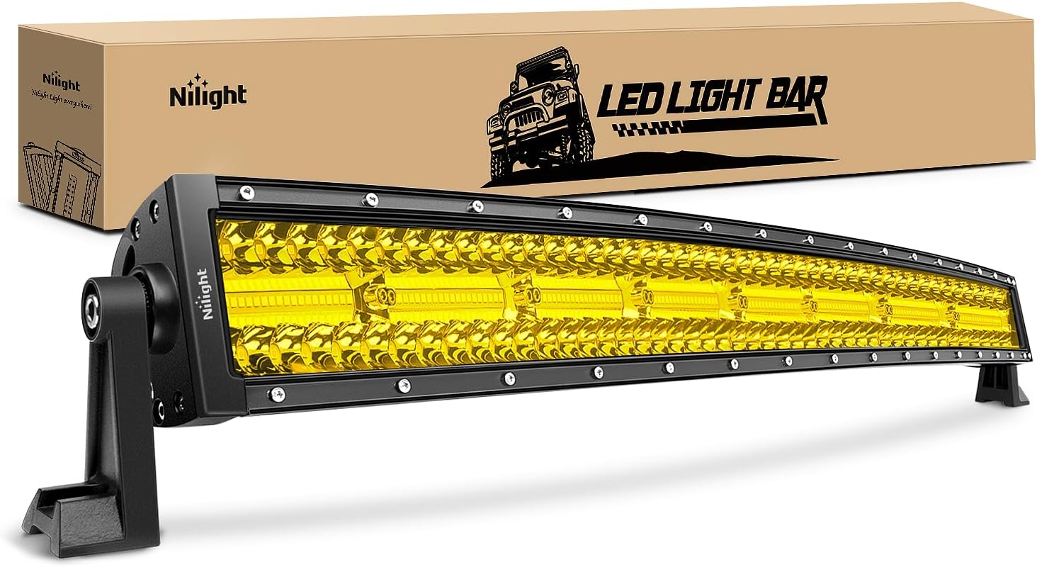 Nilight 33 Inch LED Light Bar with 256 LED Chips for Off Road