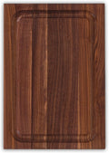 Wood Cutting Board 18x12 1.5in Edge-Grain with Juice Groove - Durable