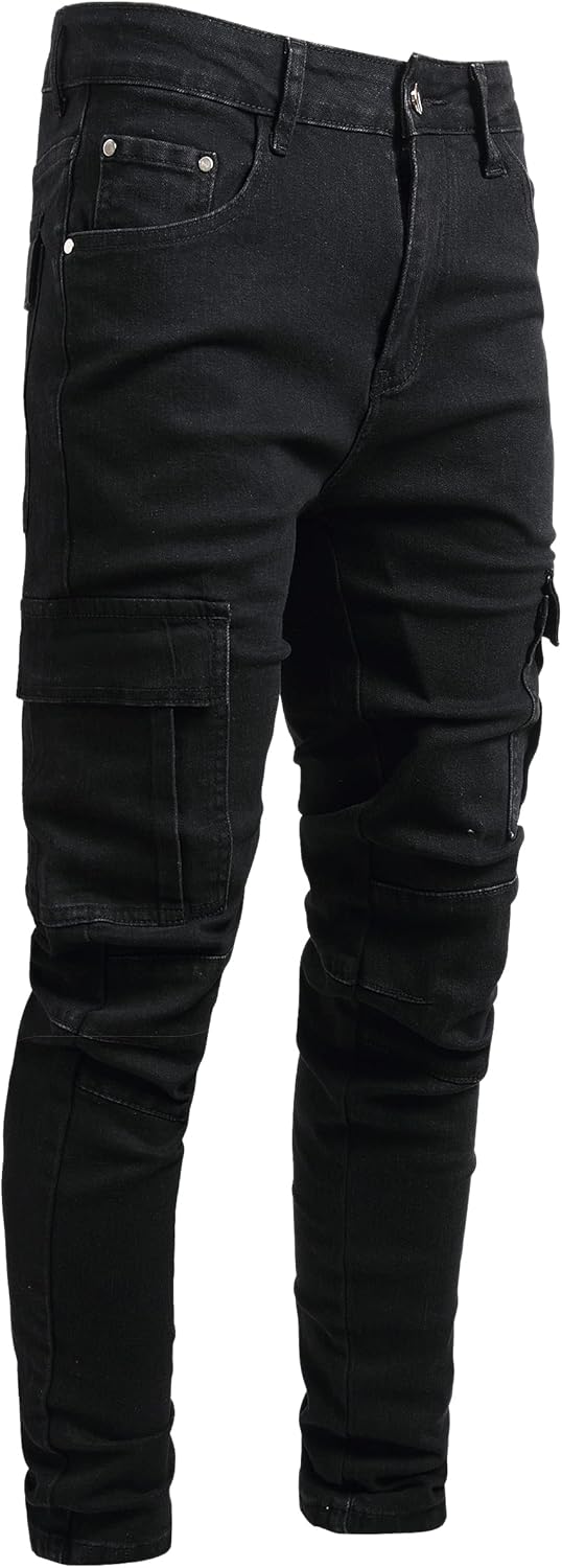 JUNBAOSS Men's Slim Fit Jeans Stretch Ripped Skinny Jeans Review