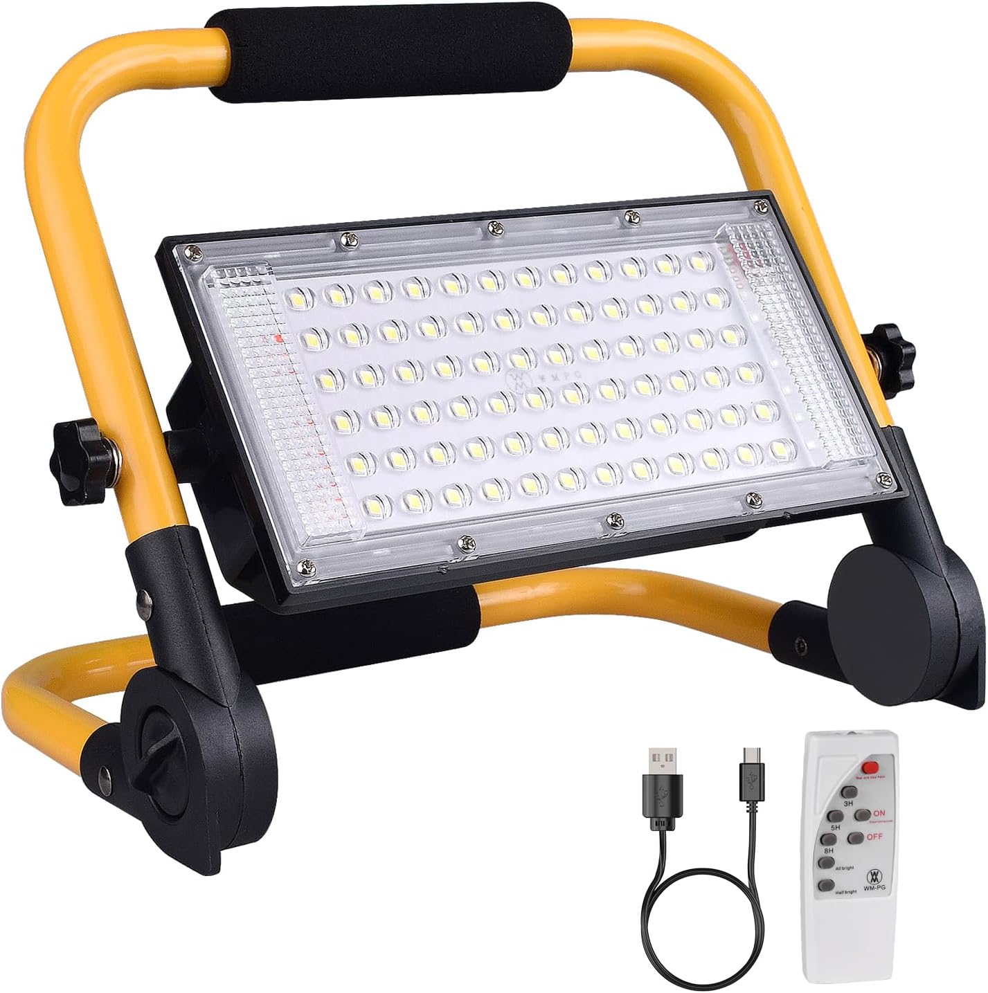 ERAY LED Construction Spotlight - 8000LM Work Light with Remote