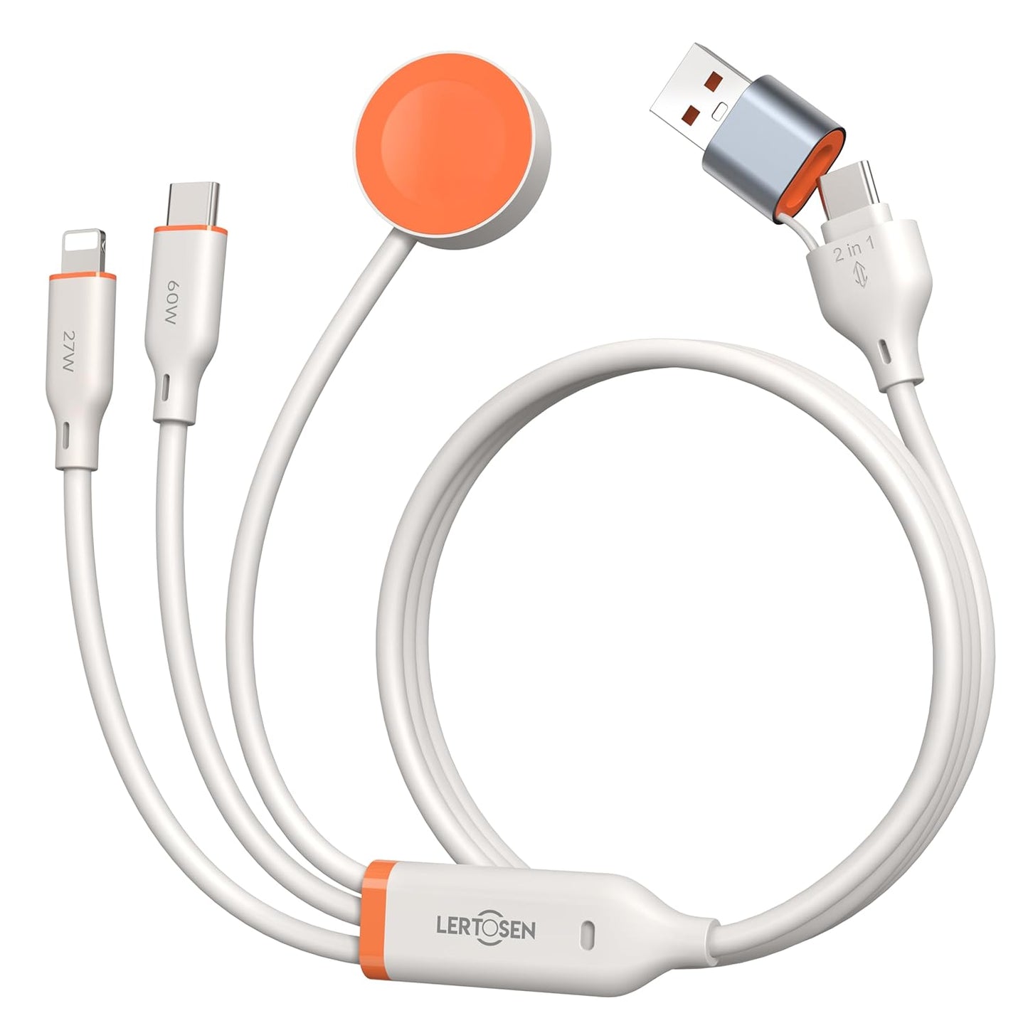 4ft Universal 3-in-1 USB C Charging Cable - LERTOSEN