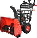 PowerSmart Gas Snow Blower 24-Inch - Powerful 2-Stage Clearing