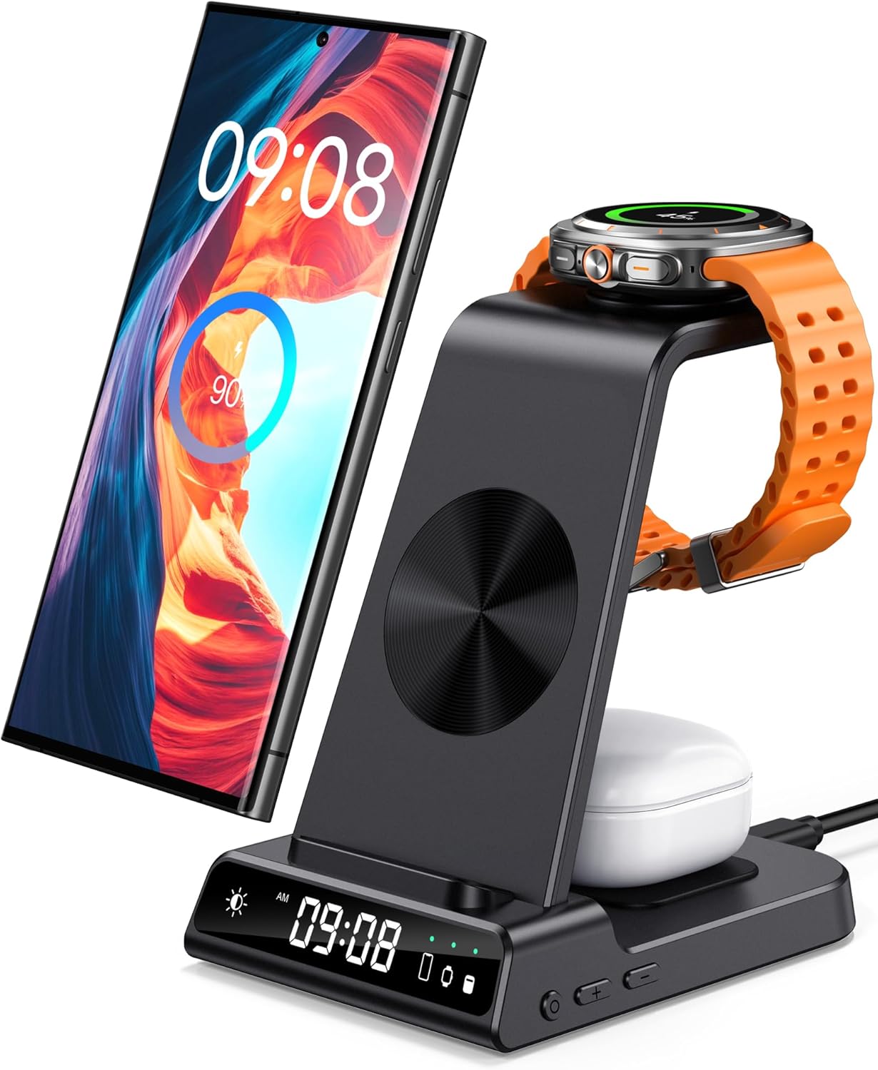 3-in-1 Wireless Charger for Samsung Devices by Phelinta
