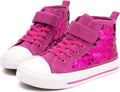 Toandon Kids Adorable Fashion High Top Canvas Sneakers - Comfortable