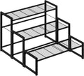 3 Tier Metal Plant Stand - Stackable Waterproof Plant Shelf
