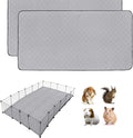 2 Pack Guinea Pig Cage Liners 48in x 72in - Washable Reusable