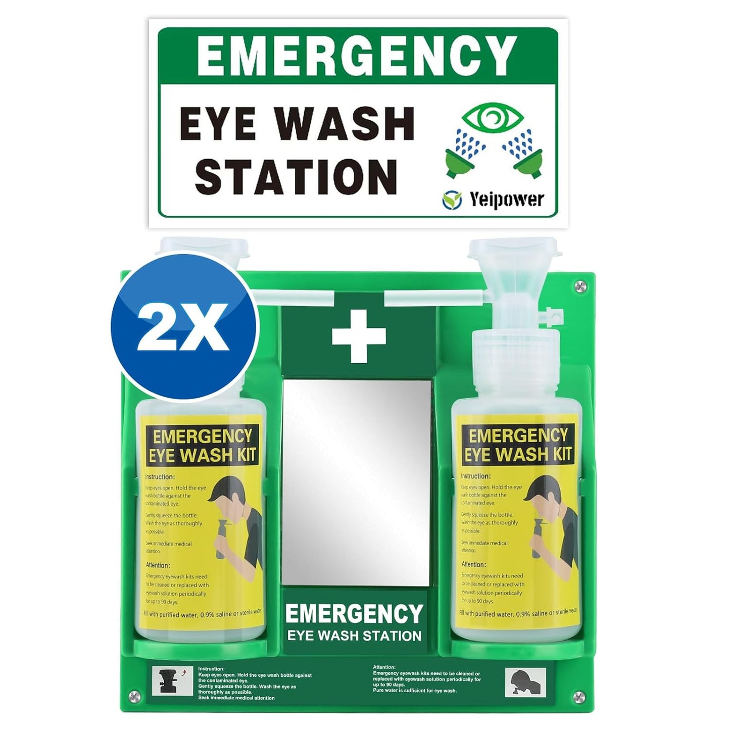 Portable Eyewash Station Kit for Emergency Eye Care Needs