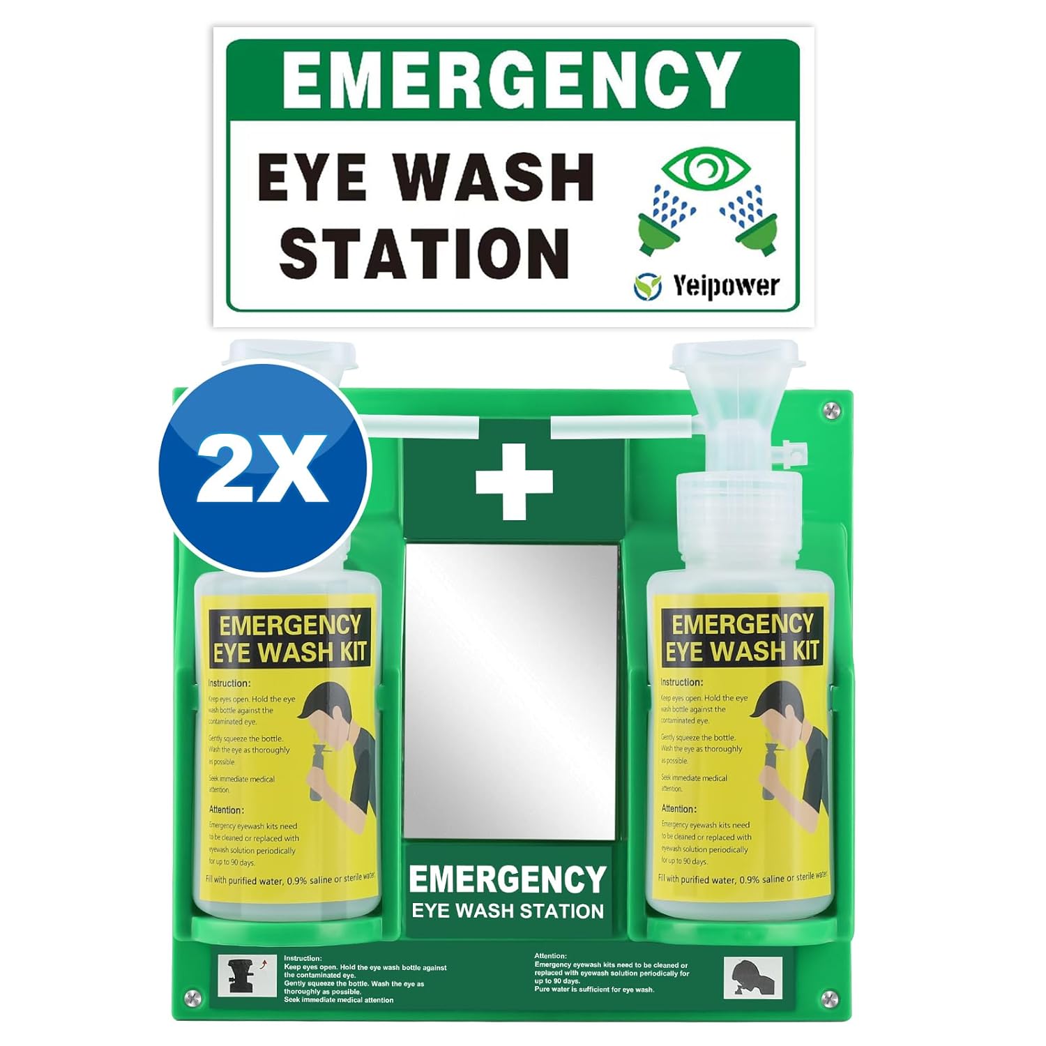 Portable Eyewash Station Kit for Emergency Eye Care Needs