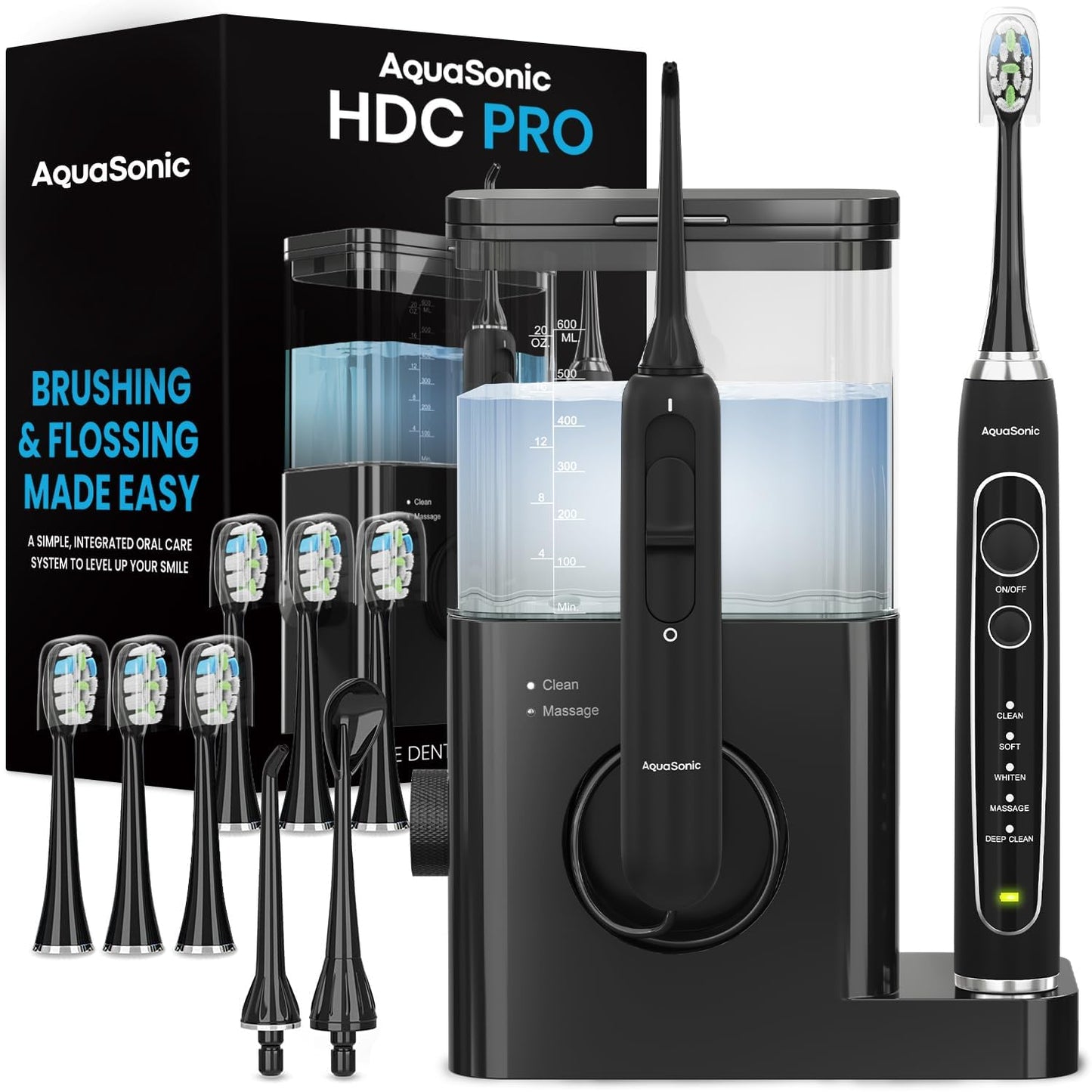 AquaSonic Home Dental Center PRO for Ultimate Oral Care
