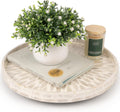 Mother of Pearl Turntable Organizer Lazy Susan - Elegant Coastal