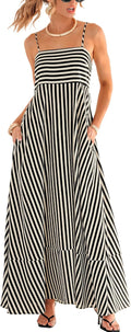 CUPSHE Womens Summer Maxi Dress Casual Sleeveless Square Neck - Flowy
