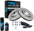 TRQ Front Brake Pad & Rotor Kit Ceramic Compatible with 2010-2012 Ford