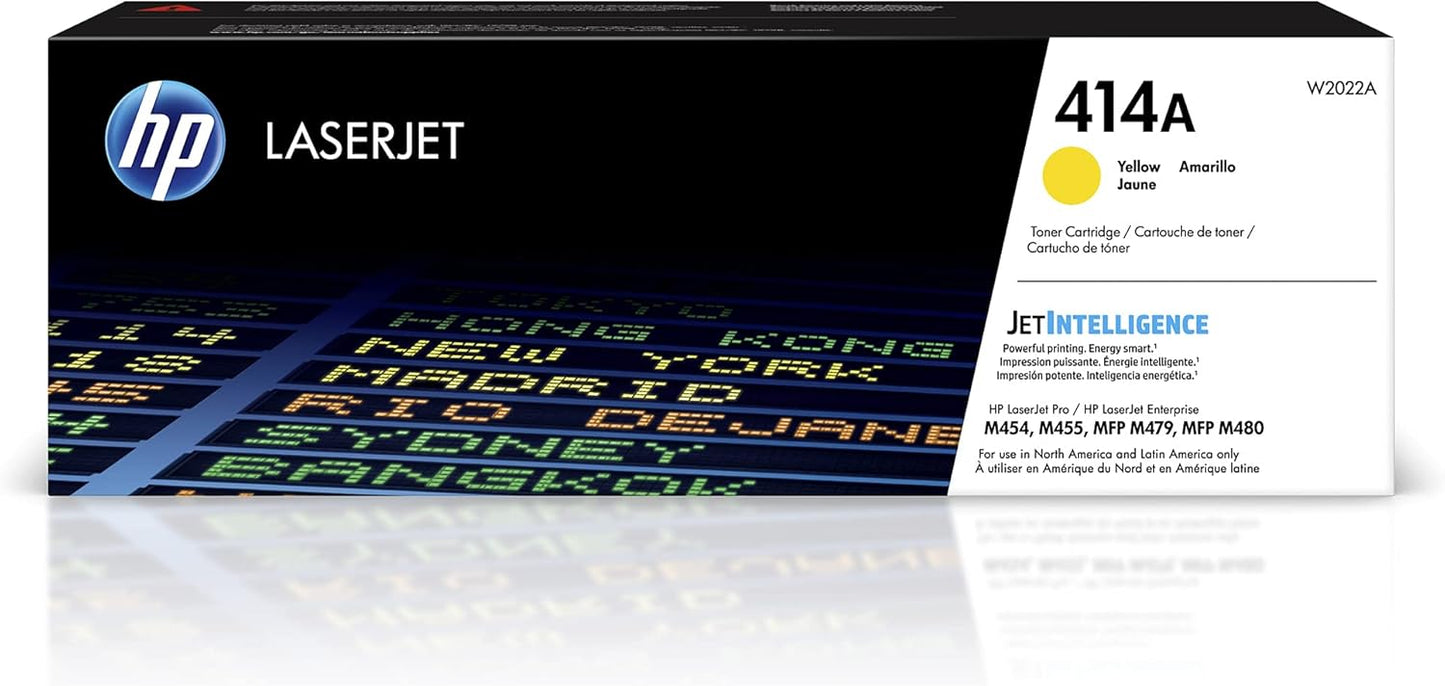 Vibrant Yellow Toner for HP LaserJet Printers