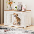 42in Heavy Duty Dog Crate Furniture - Rustic End Table
