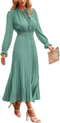 PRETTYGARDEN Women's Midi Dress for Casual Spring and Fall Wear