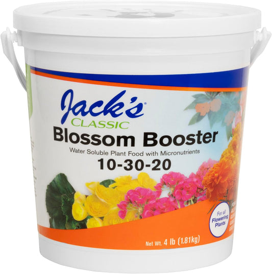 Jack's Classic 10-30-20 Blossom Booster Fertilizer for Blooms