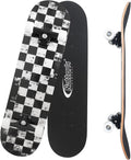 Nattork 31 Inch Complete Skateboard for Beginners - Stable Cruiser