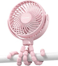 Stroller Fan Clip On Baby Fan USB Rechargeable Portable Fan - Long