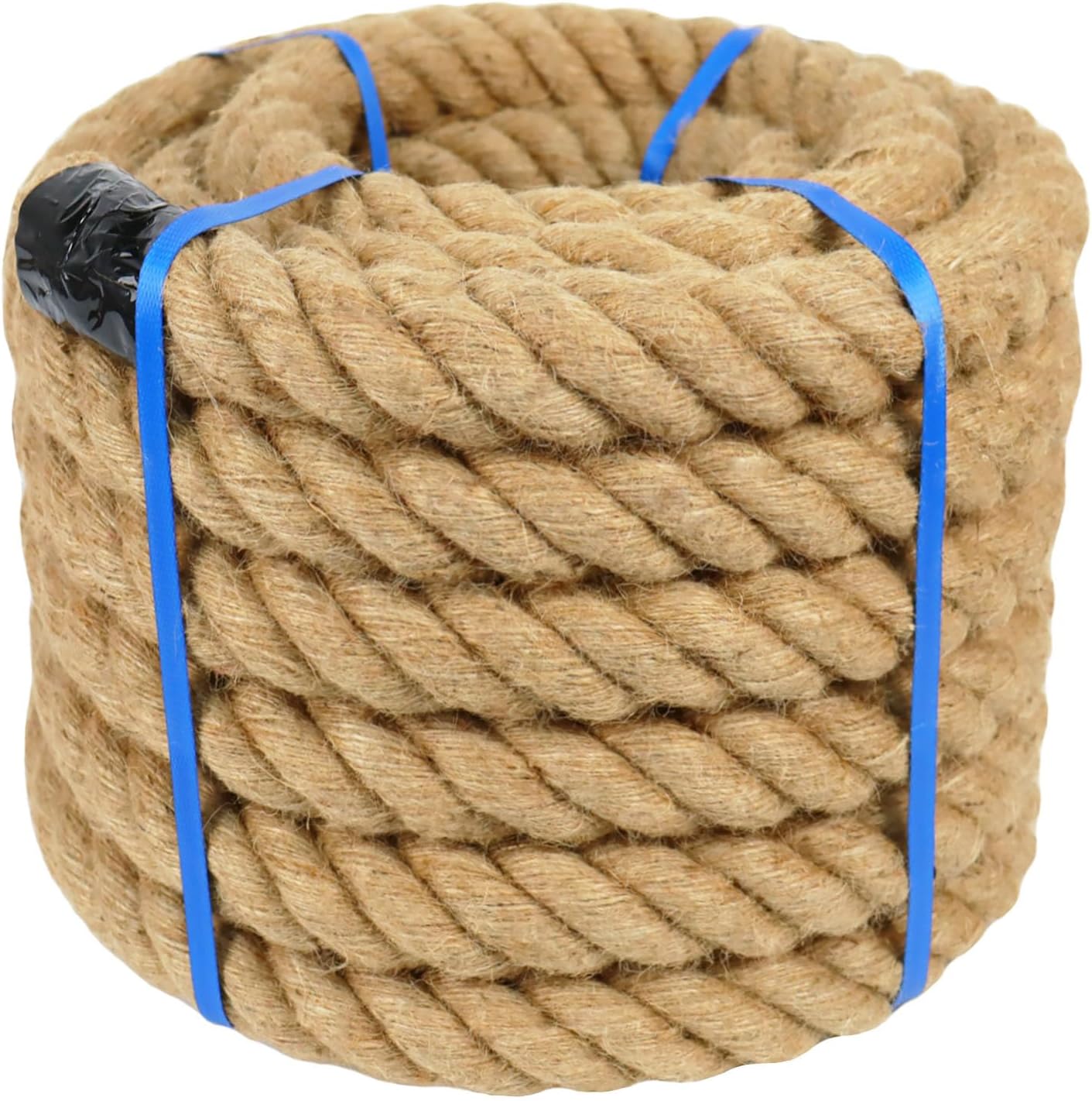 2 Inch Natural Jute Rope for Nautical and Indoor Outdoor Use