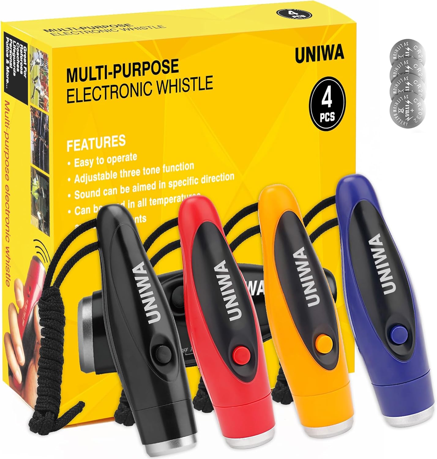 High-Volume Electronic Whistle Set for Coaches and Referees