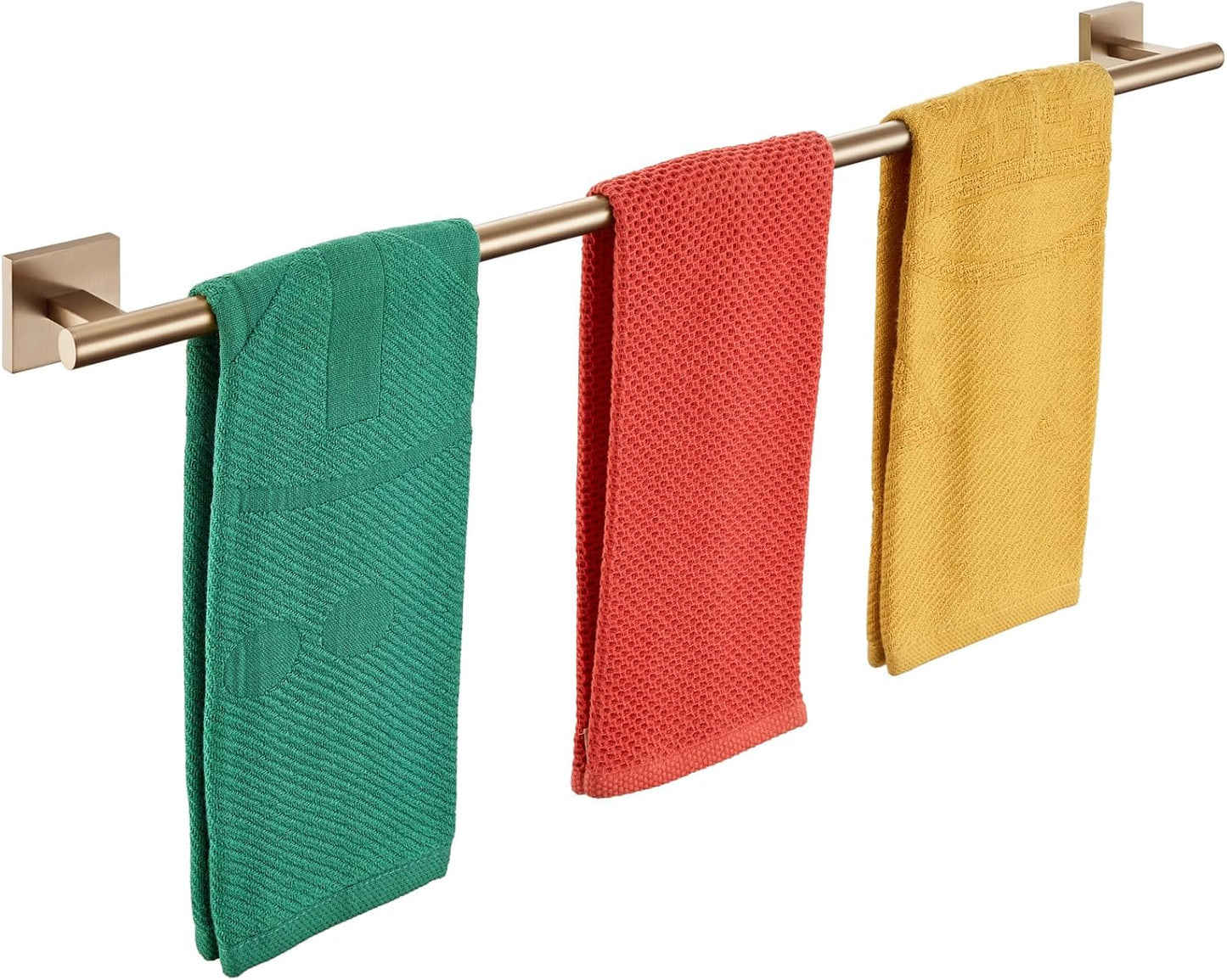 KOKOSIRI 32 Inch Bathroom Towel Bar in Champagne Bronze Finish