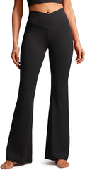 Butterluxe Crossover Flare Leggings for Women 29in Inseam - High Waist