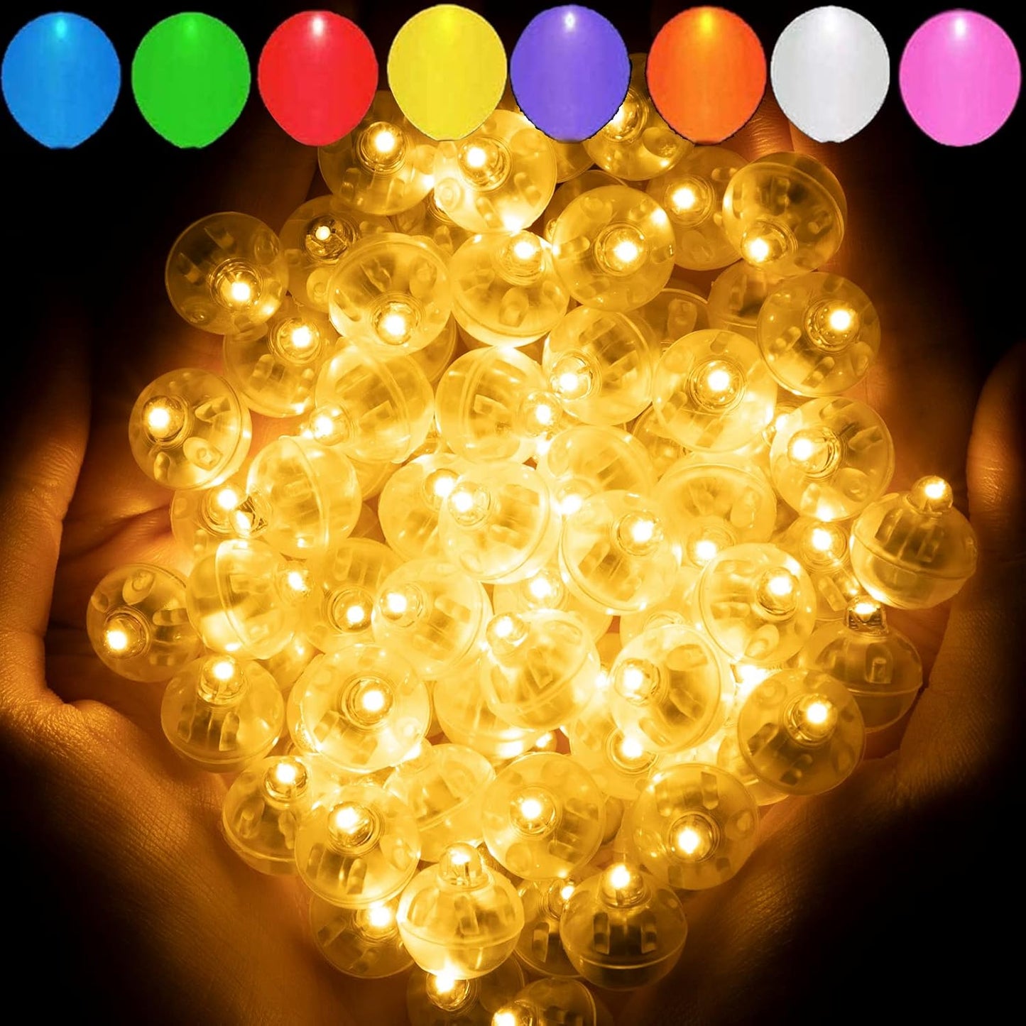 Aogist 200pcs Warm White Balloon Light for Parties and Events