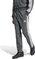 Mens Essentials 3-Stripes Fleece Open Hem Pants - Cozy Everyday Fit