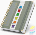Spiral Notebook Journal 8.5x11 in - Durable Vegan Leather Hardcover