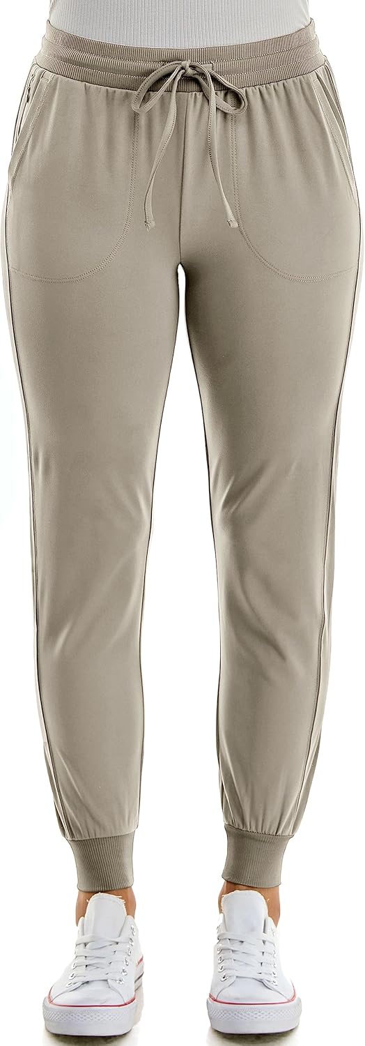 Zac & Rachel Women's Pull on Jogger Pant with Tie Front Design