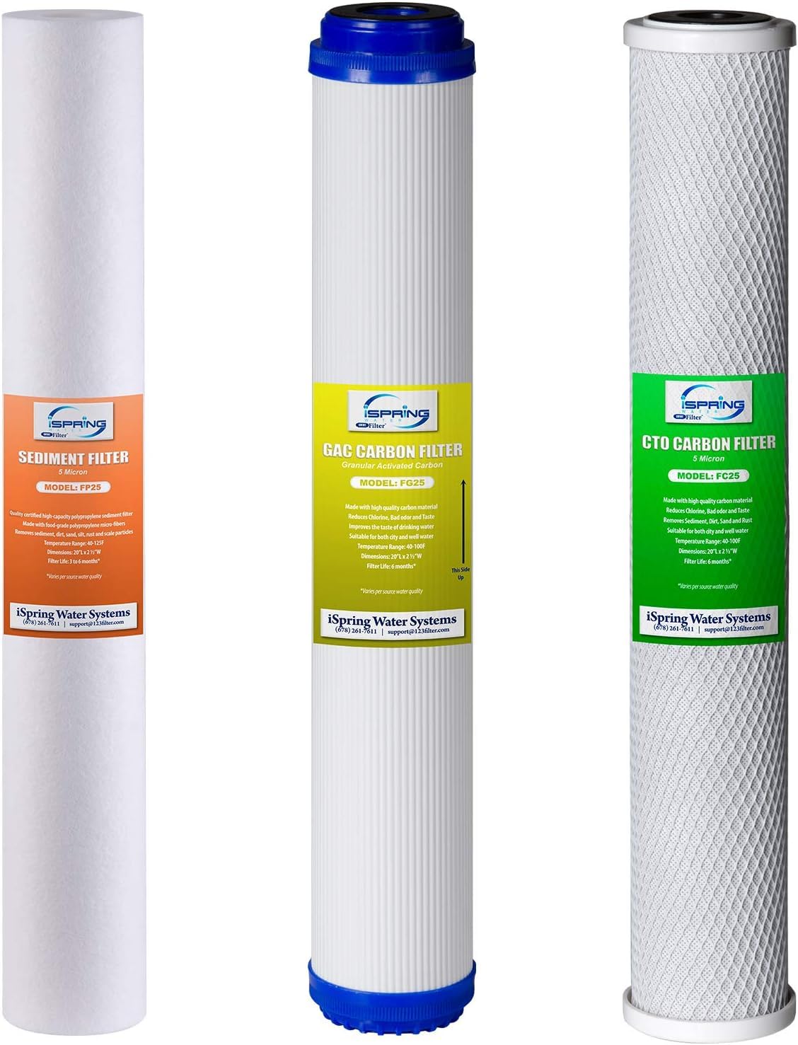 iSpring F3WCB32-O Filters for RCB3P and WCB32C Systems