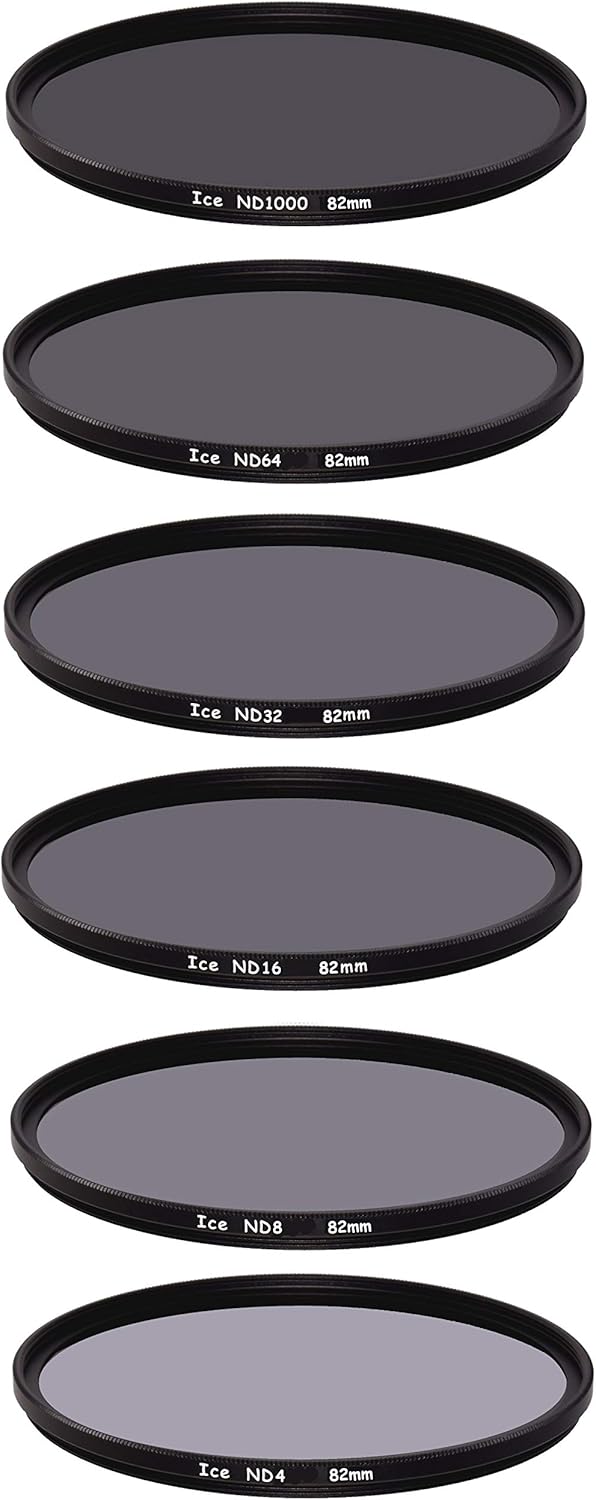 ICE 82mm ND Filter Set for Photographers - 10 Stop to 2 Stop
