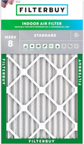 Filterbuy 20x30x2 Air Filter MERV 8 - Essential Dust & Allergy Defense