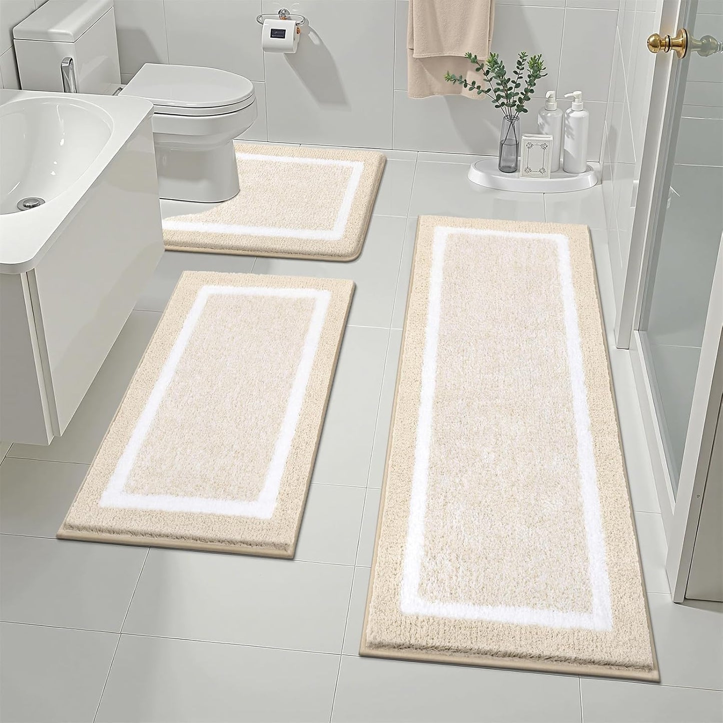 Ultra Soft Bathroom Rugs Sets for a Cozy Spa-Like Experience