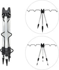 Tripod Fishing Rod Holder with Telescopic Fold - Supports 5 Poles